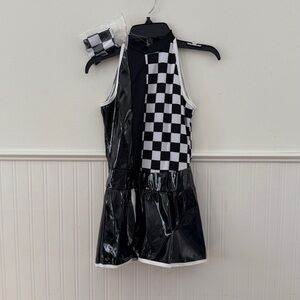 Pop Rock Kids Dance Outfit - Black and White